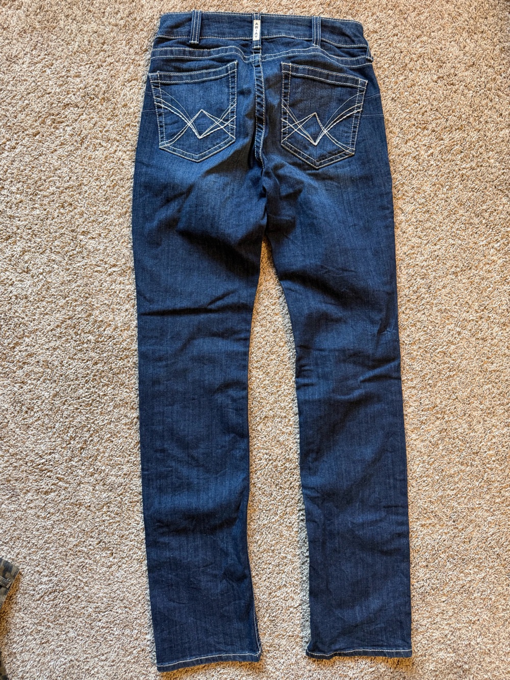 Ariat Men's Straight Dark Indigo Jeans